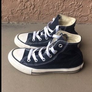 Converse - kids black high top size 13